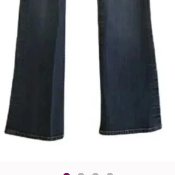 Seven7 High Rise Slim Flare Jeans Women’s Size 28 Blue Stretch Denim - Picture 7 of 7